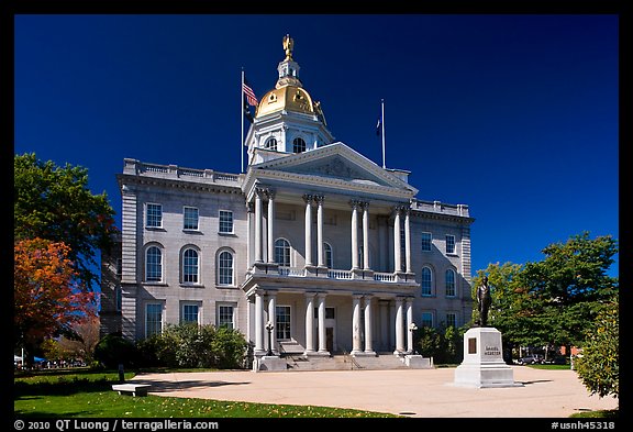 New Hampshire state house. Concord, New Hampshire, USA