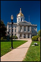 State capitol building of New Hampshire. Concord, New Hampshire, USA ( color)