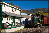 Locomotive. New Hampshire, USA (color)