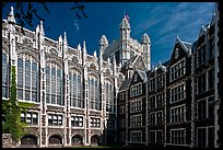 Shepard Hall, the City College, CUNY. NYC, New York, USA (color)