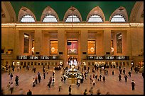 Grand Central Station interior. NYC, New York, USA (color)