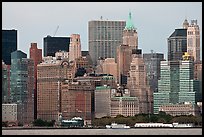 Lower Manhattan skyline,. NYC, New York, USA ( color)
