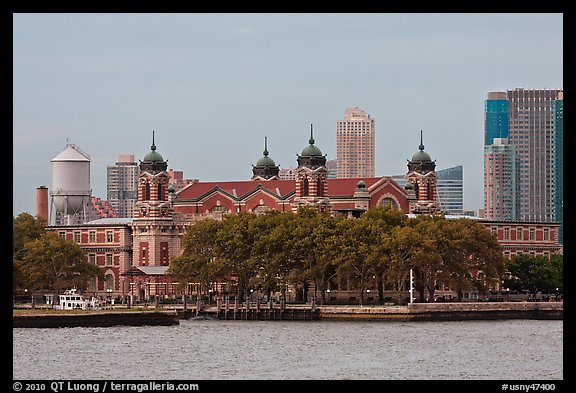 Ellis Island. NYC, New York, USA (color)