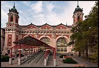 Immigration Museum, Ellis Island, Statue of Liberty National Monument. NYC, New York, USA (color)
