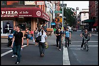 SoHo district. NYC, New York, USA ( color)