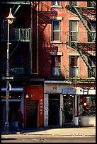 Street in Chinatown. NYC, New York, USA