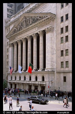 New York Stock Exchange. NYC, New York, USA (color)