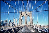 Brooklyn Bridge. NYC, New York, USA ( color)