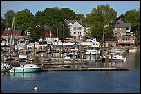 Recreational harbor on the Providence River. Providence, Rhode Island, USA ( color)