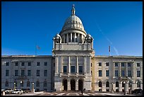 North Facade of Rhode	Island State House. Providence, Rhode Island, USA ( color)