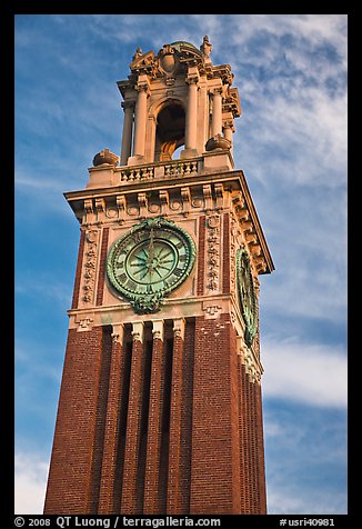 Carrie Tower, at sunset, Brown University. Providence, Rhode Island, USA