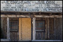 Old Longhorn Saloon, Scenic. South Dakota, USA ( color)
