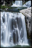 Two tiers of Shoshone Falls. Idaho, USA ( color)