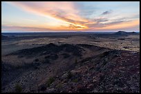 Sunrise from Echo Crater. Craters of the Moon National Monument and Preserve, Idaho, USA ( color)