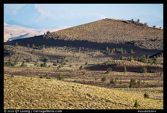 Half cone. Craters of the Moon National Monument and Preserve, Idaho, USA