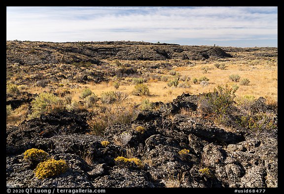 Wapi Park. Craters of the Moon National Monument and Preserve, Idaho, USA (color)
