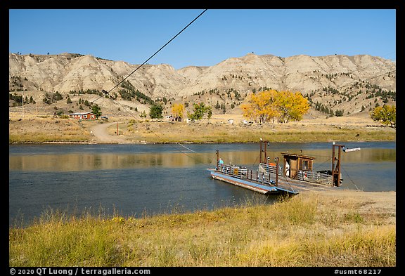 Stafford Ferry. Upper Missouri River Breaks National Monument, Montana, USA
