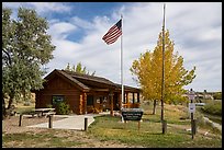 Coal Banks Visitor Center. Upper Missouri River Breaks National Monument, Montana, USA ( color)
