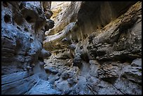 Sandstone slot canyon. Upper Missouri River Breaks National Monument, Montana, USA ( color)