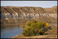 Slaughter River Camp. Upper Missouri River Breaks National Monument, Montana, USA ( color)