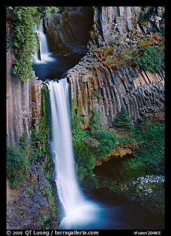 Toketee Falls. USA (color)