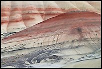 Colorful hummocks and hills. John Day Fossils Bed National Monument, Oregon, USA