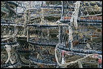 Traps for crabbing. Newport, Oregon, USA