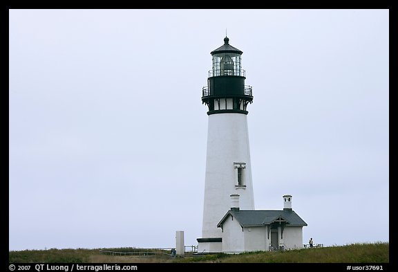 Lighthouse at Yaquina Head. Newport, Oregon, USA (color)