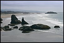 Sea stacks at Face Rock. Bandon, Oregon, USA