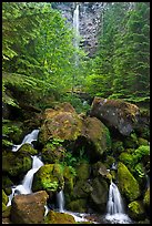Watson Creek and Falls. Oregon, USA ( color)