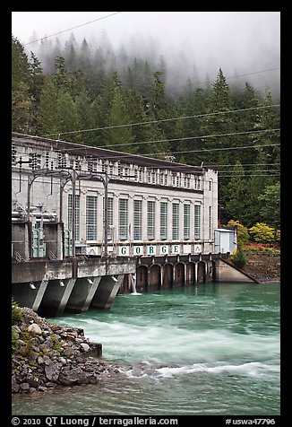 Hydroelectric power plant, Newhalem. Washington (color)