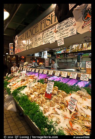 Pike Place Fish Market. Seattle, Washington