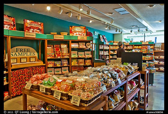 Fruit confectionery, Liberty Orchards store, Cashmere. Washington