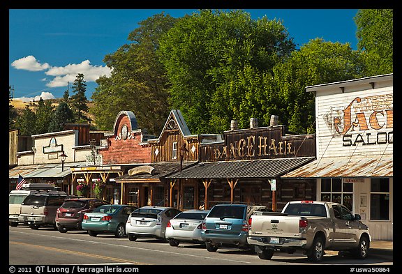 Main Street, Winthrop. Washington (color)