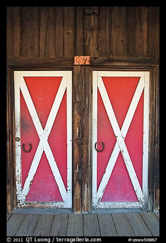 Doors, Winthrop. Washington (color)