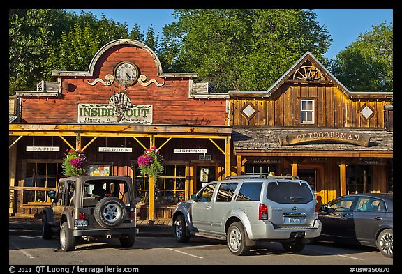 Stores in western style, Winthrop. Washington