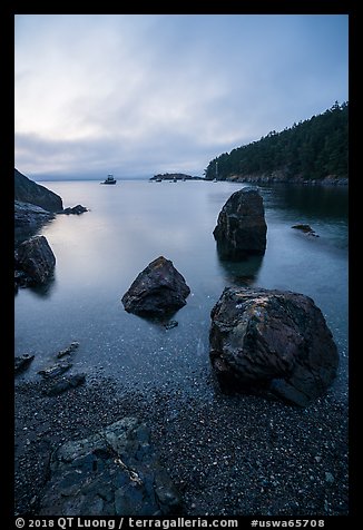 Watmough Bay at dawn, Lopez Island. Washington
