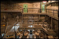 Coolant room for nuclear reactor B, Hanford Unit, Manhattan Project National Historical Park. Washington ( color)