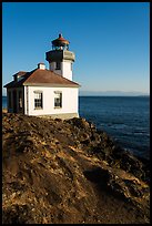 Lime Kiln Lighthouse, Lime Point State Park, San Juan Island. Washington ( color)
