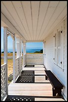 Porch of Officers Quarters, American Camp, San Juan Island National Historical Park. Washington ( color)