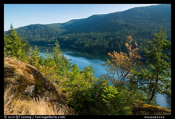 Cascade Lake, Moran State Park. Washington (color)