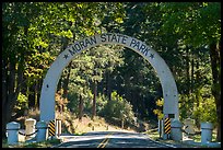 Entrance arch, Moran State Park. Washington ( color)