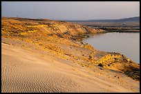 Sand dunes, white bluffs, and Columbia River, Hanford Reach National Monument. Washington ( color)