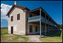 Cavalry Barracks. Fort Laramie National Historical Site, Wyoming, USA ( color)