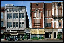 Historic commercial buildings. Selma, Alabama, USA ( color)