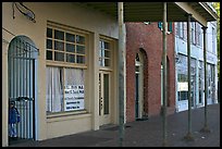 Doorway and historic buildings. Selma, Alabama, USA (color)