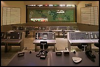 Control room, NASA, Kennedy Space Center. Cape Canaveral, Florida, USA (color)