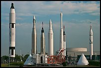 Rocket garden, John F Kennedy Space Center. Cape Canaveral, Florida, USA ( color)