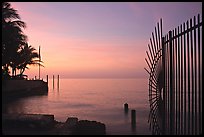 Sunrise near  Southermost point in the continental US. Key West, Florida, USA (color)