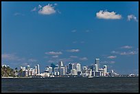 Biscayne Bay and Miami skyline. Florida, USA